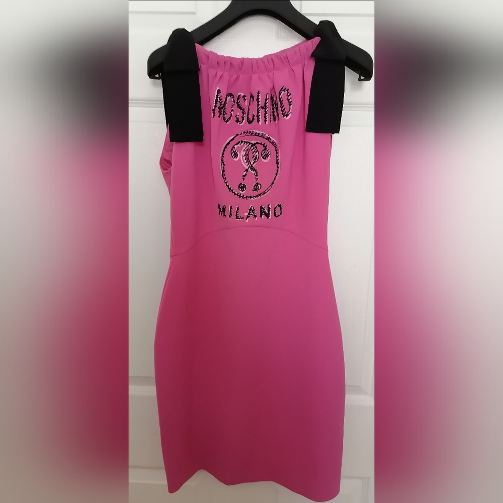 Moschino Tie Shoulder Dress